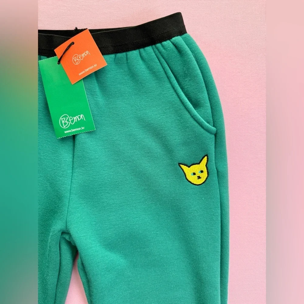 NWT Bemon Toddler Fleece Pants - Korean Brand - Size 4-5T - Picture 2 of 9
